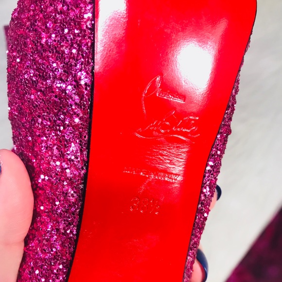 LOUBOUTIN BARBIE Glitter Lady Peep! - Picture 6 of 13